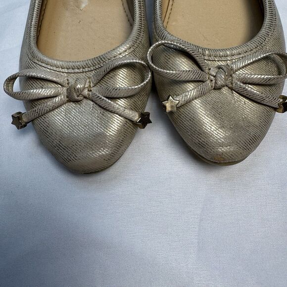 Rachel Zoe Girls Sweater Dress Size 5 & Sugar Gold Flats Shoes 11 Bundle Holiday - Picture 11 of 16